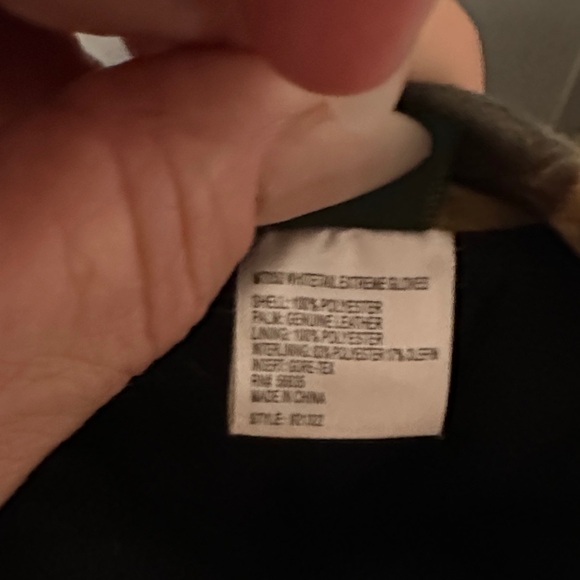 Cabela's Brown Camouflage Thinsulate Hunting Gloves Large - Picture 7 of 7